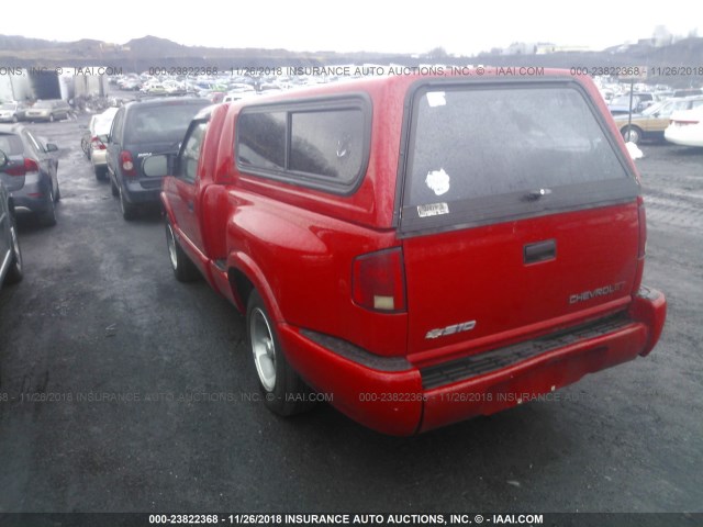 1GCCS1454Y8205708 - 2000 CHEVROLET S TRUCK S10 RED photo 3