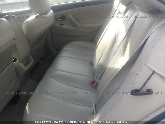 4T1BE46K78U735116 - 2008 TOYOTA CAMRY CE/LE/XLE/SE Light Blue photo 8