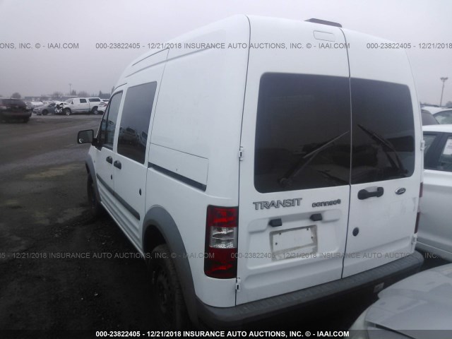 NM0LS6AN4AT041393 - 2010 FORD TRANSIT CONNECT XL WHITE photo 3