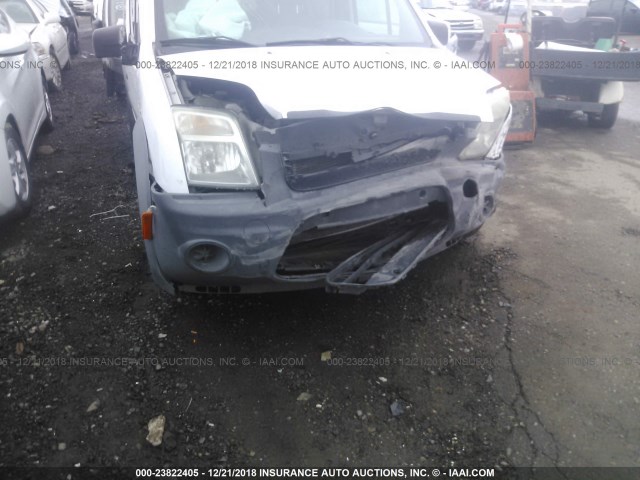 NM0LS6AN4AT041393 - 2010 FORD TRANSIT CONNECT XL WHITE photo 6