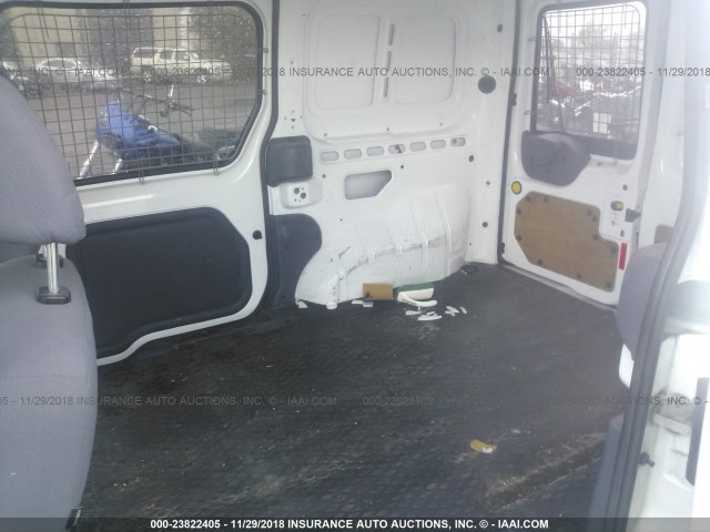 NM0LS6AN4AT041393 - 2010 FORD TRANSIT CONNECT XL WHITE photo 8