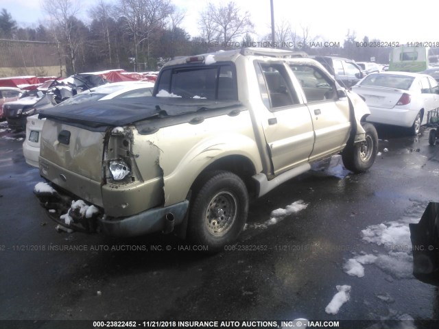 1FMZU77E83UA87547 - 2003 FORD EXPLORER SPORT TR  GOLD photo 4