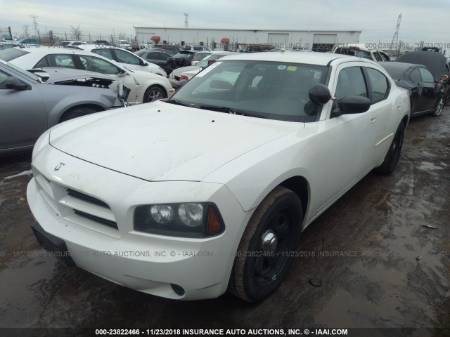 2B3KA43H86H439094 - 2006 DODGE CHARGER SE/SXT WHITE photo 2