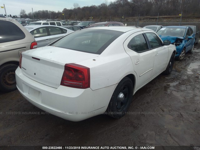 2B3KA43H86H439094 - 2006 DODGE CHARGER SE/SXT WHITE photo 4