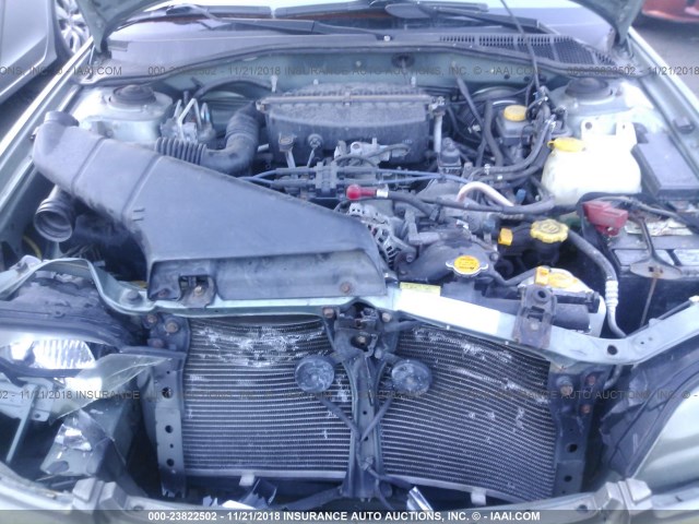 4S3BH675437635546 - 2003 SUBARU LEGACY OUTBACK AWP 绿色 照片 10