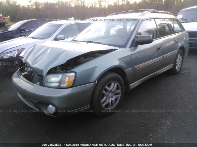 4S3BH675437635546 - 2003 SUBARU LEGACY OUTBACK AWP 绿色 照片 2