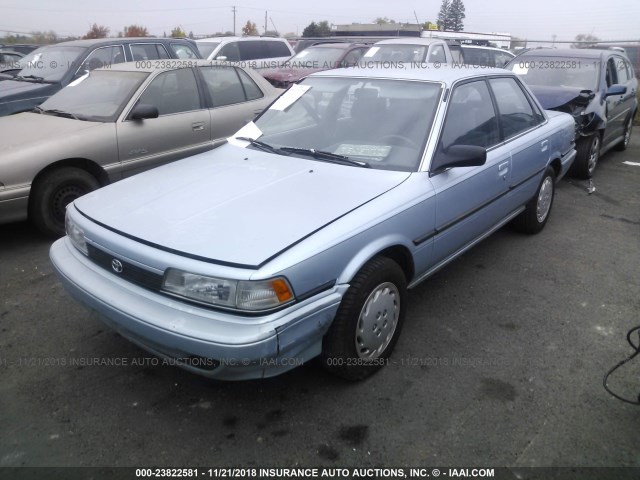 JT2SV21E2M3437544 - 1991 TOYOTA CAMRY DLX BLUE photo 2