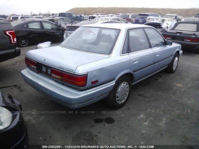 JT2SV21E2M3437544 - 1991 TOYOTA CAMRY DLX BLUE photo 4