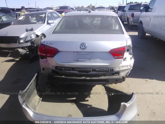 1VWBP7A30DC088524 - 2013 VOLKSWAGEN PASSAT SE SILVER photo 6