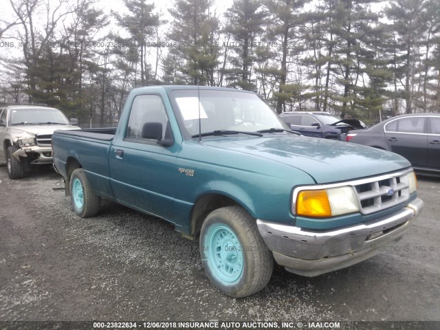 1FTCR10U8RUA05562 - 1994 FORD RANGER GREEN photo 1