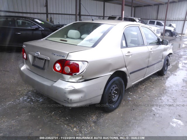 1NXBR32E66Z622057 - 2006 TOYOTA COROLLA CE/LE/S GOLD photo 4