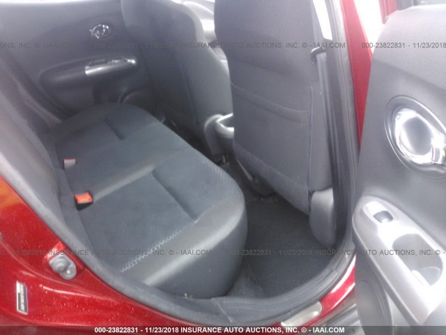 JN8AF5MV5BT009059 - 2011 NISSAN JUKE S/SV/SL RED photo 8