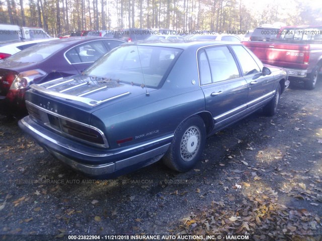 1G4CW53L1P1644184 - 1993 BUICK PARK AVENUE  BLUE photo 4