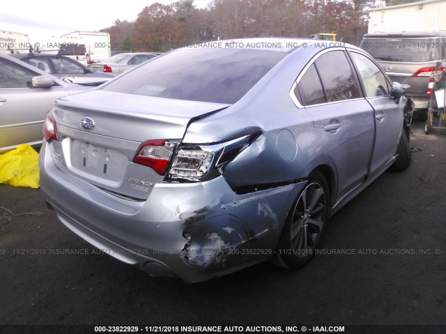 4S3BNAJ65F3067204 - 2015 SUBARU LEGACY 2.5I LIMITED SILVER photo 4