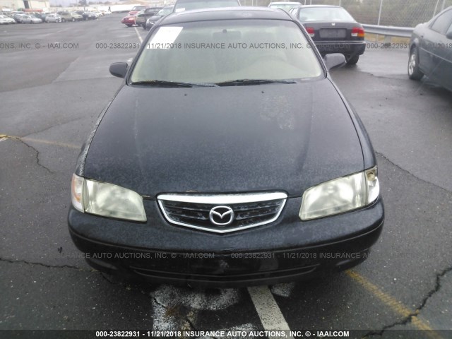 1YVGF22D925272104 - 2002 MAZDA 626 ES/LX BLACK photo 6