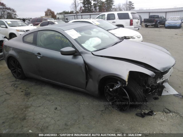 JNKCV64F49M650678 - 2009 INFINITI G37 GRAY photo 1