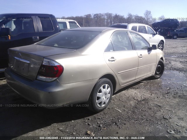 4T1BE32K75U530228 - 2005 TOYOTA CAMRY LE/XLE/SE BROWN photo 4