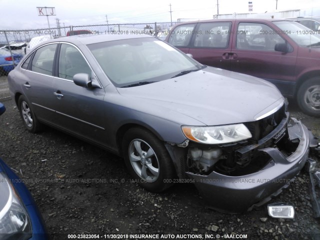 KMHFC46D37A226083 - 2007 HYUNDAI AZERA GLS SILVER photo 1