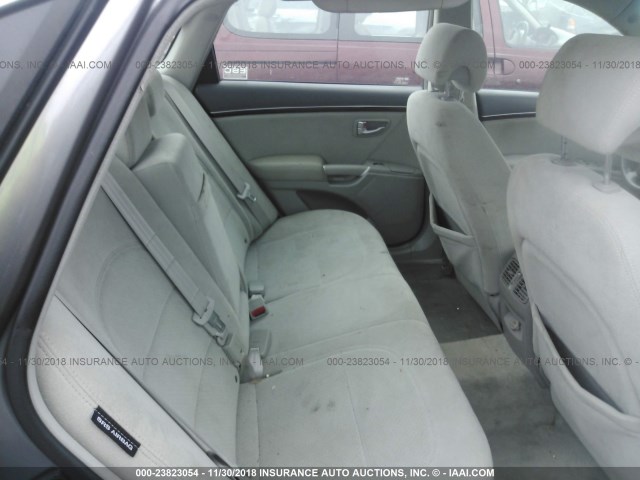 KMHFC46D37A226083 - 2007 HYUNDAI AZERA GLS SILVER photo 8