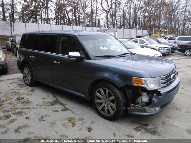 2FMHK6DC6ABA90528 - 2010 FORD FLEX LIMITED TEAL photo 1