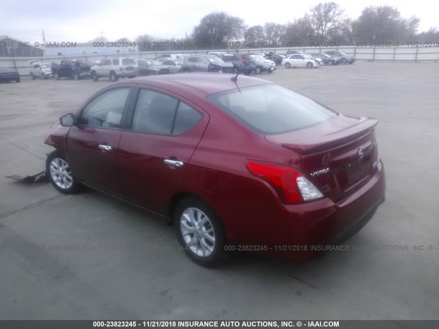 3N1CN7AP0FL936556 - 2015 NISSAN VERSA S/S PLUS/SV/SL RED photo 3