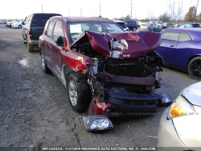 1C4NJCBB9GD604555 - 2016 JEEP COMPASS SPORT MAROON photo 6