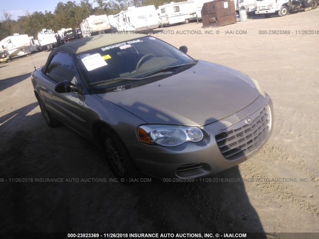 1C3EL45R04N103010 - 2004 CHRYSLER SEBRING LX TAN photo 1