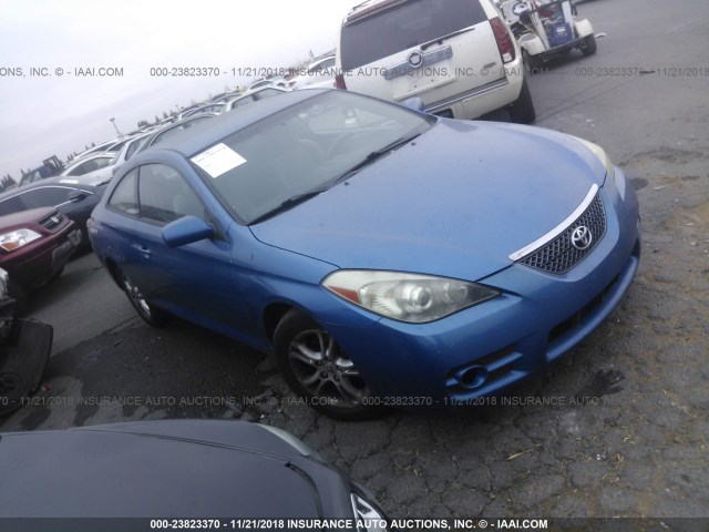 4T1CE30P47U758306 - 2007 TOYOTA CAMRY SOLARA SE/SLE Mavi foto 1