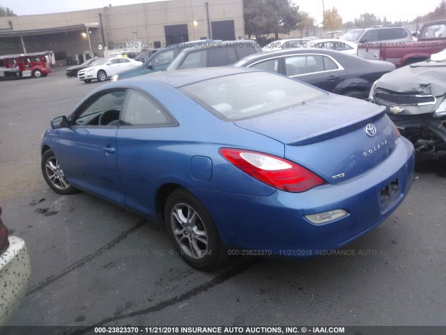 4T1CE30P47U758306 - 2007 TOYOTA CAMRY SOLARA SE/SLE Mavi foto 3