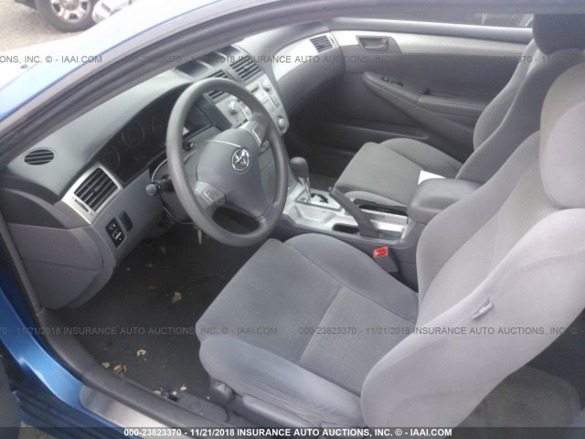 4T1CE30P47U758306 - 2007 TOYOTA CAMRY SOLARA SE/SLE Mavi foto 5