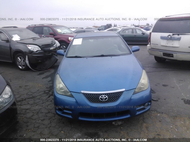 4T1CE30P47U758306 - 2007 TOYOTA CAMRY SOLARA SE/SLE Mavi foto 6