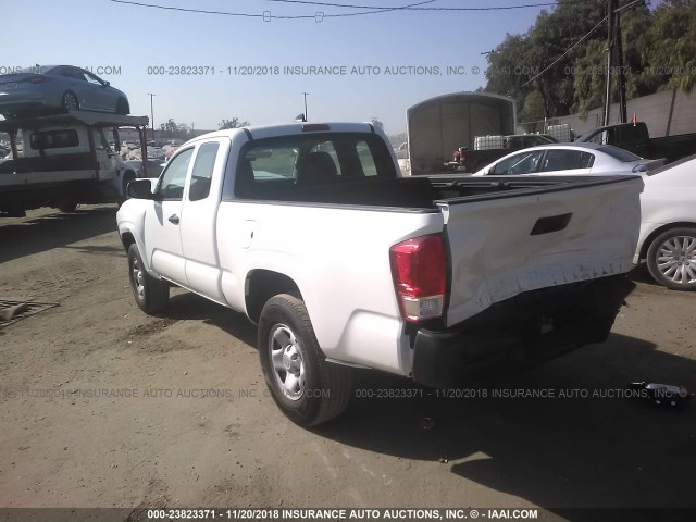 5TFRX5GN8HX095072 - 2017 TOYOTA TACOMA ACCESS CAB/SR/SR5 WHITE photo 3