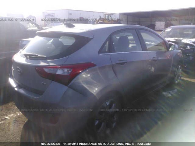 KMHD35LE4DU096898 - 2013 HYUNDAI ELANTRA GT BLACK photo 4