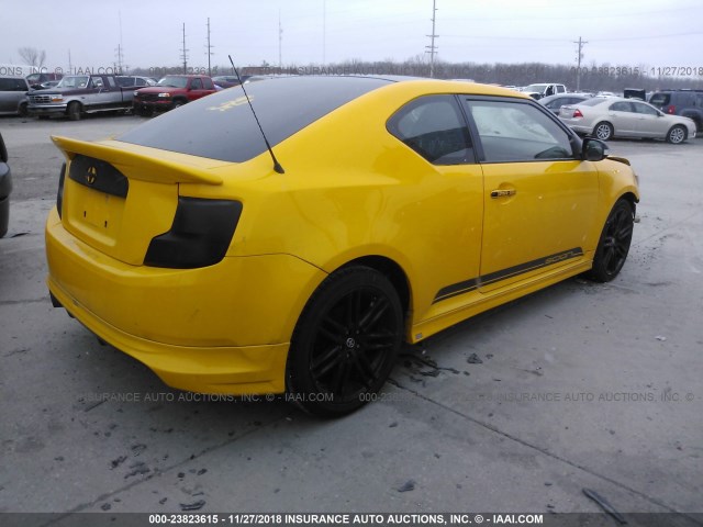 JTKJF5C78C3029346 - 2012 TOYOTA SCION TC Sarı foto 4