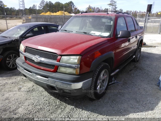 3GNEC12Z45G258661 - 2005 CHEVROLET AVALANCHE C1500 ORANGE photo 2