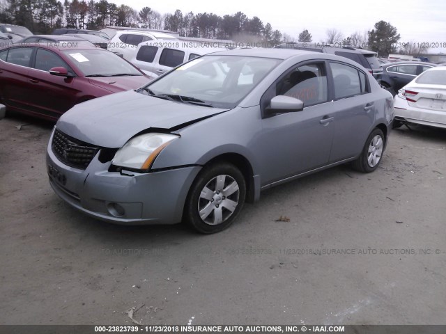 3N1AB61EX8L684701 - 2008 NISSAN SENTRA 2.0/2.0S/2.0SL GRAY photo 2