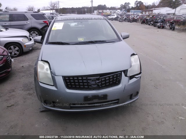 3N1AB61EX8L684701 - 2008 NISSAN SENTRA 2.0/2.0S/2.0SL GRAY photo 6