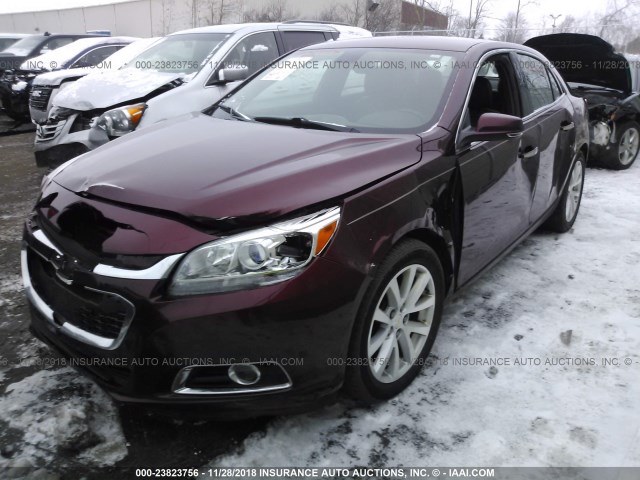 1G11E5SA2GF116308 - 2016 CHEVROLET MALIBU LIMITED LTZ BURGUNDY photo 2