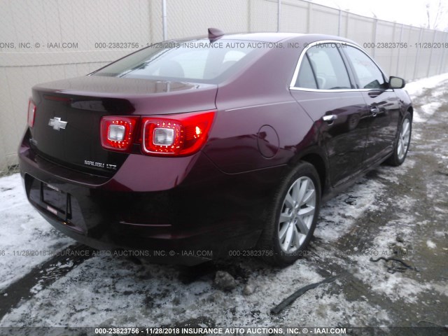 1G11E5SA2GF116308 - 2016 CHEVROLET MALIBU LIMITED LTZ BURGUNDY photo 4