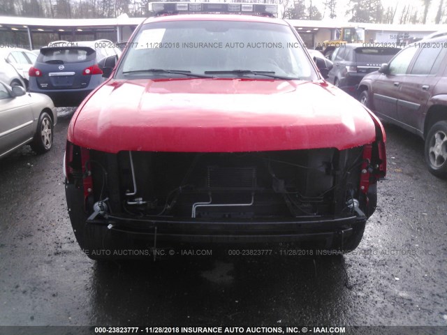 1GNZKLEG8AR185900 - 2010 CHEVROLET SUBURBAN K2500 LS RED photo 6