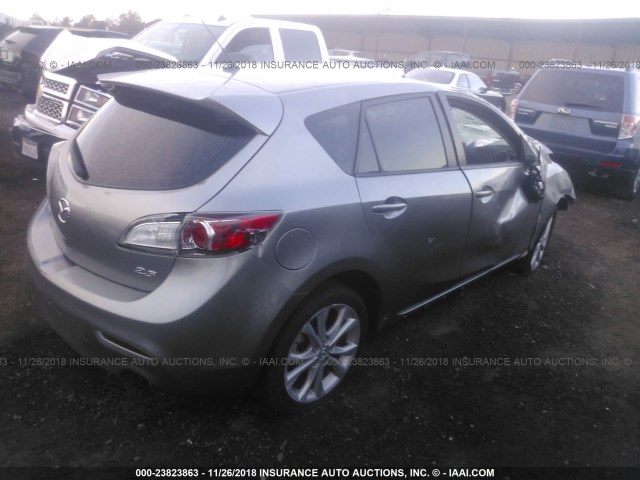 JM1BL1K5XB1422627 - 2011 MAZDA 3 S GRAY photo 4