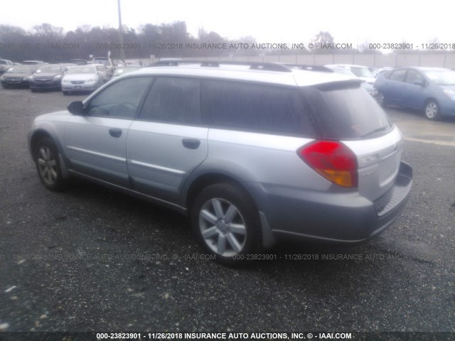 4S4BP61C177333806 - 2007 SUBARU LEGACY OUTBACK 2.5I SILVER photo 3