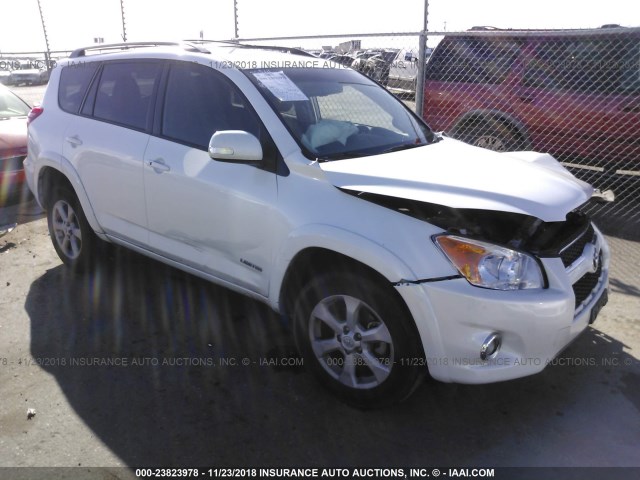 2T3YK4DV2CW018803 - 2012 TOYOTA RAV4 LIMITED WHITE photo 1