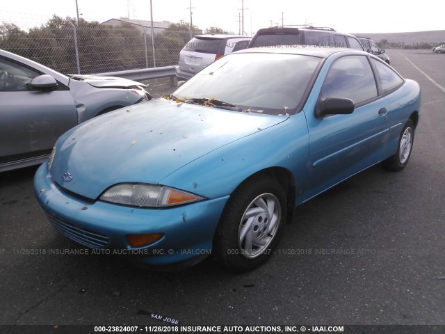 1G1JC1249V7183472 - 1997 CHEVROLET CAVALIER RS Light Blue photo 2