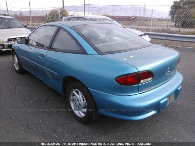 1G1JC1249V7183472 - 1997 CHEVROLET CAVALIER RS Light Blue photo 3