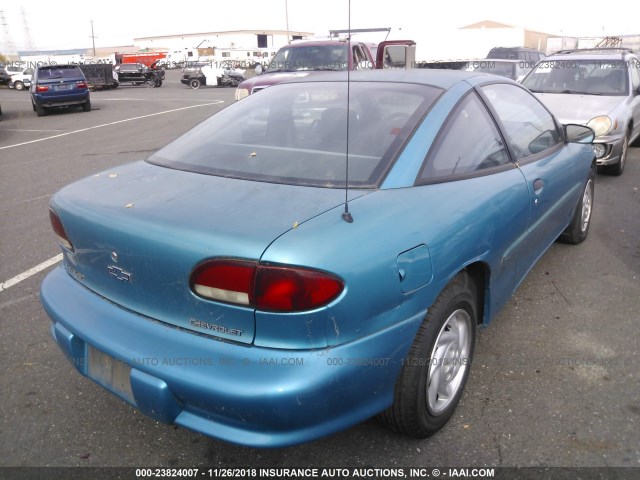 1G1JC1249V7183472 - 1997 CHEVROLET CAVALIER RS Light Blue photo 4