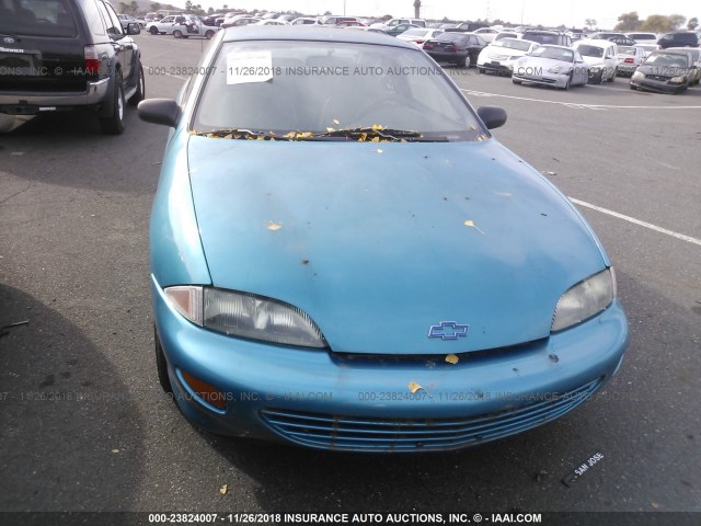 1G1JC1249V7183472 - 1997 CHEVROLET CAVALIER RS Light Blue photo 6