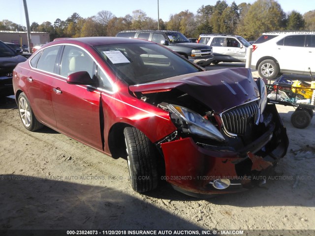 1G4PR5SK7E4193405 - 2014 BUICK VERANO CONVENIENCE RED photo 1