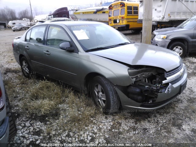 1G1ZT528X5F301841 - 2005 CHEVROLET MALIBU LS GREEN photo 1