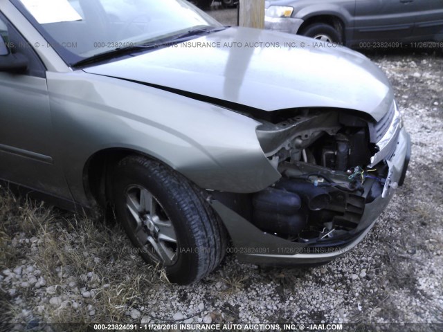 1G1ZT528X5F301841 - 2005 CHEVROLET MALIBU LS GREEN photo 6